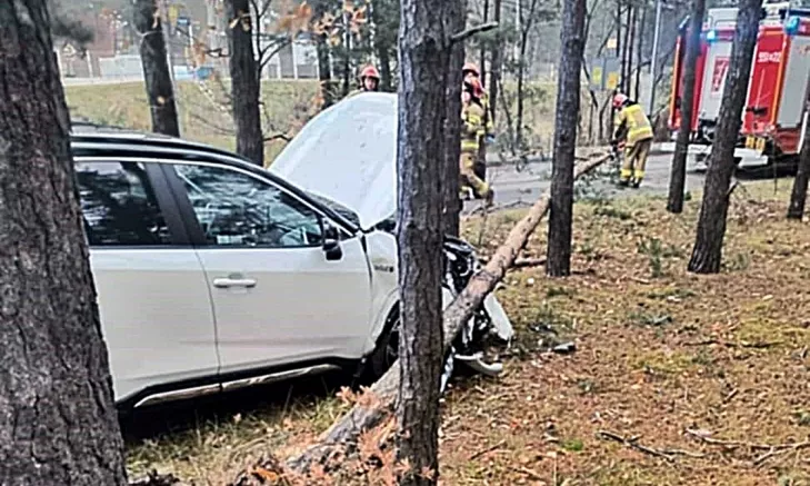 wypadek otwock,kolizja otwock,wypadek przy torach,kolizja senior otwock,senior otwock