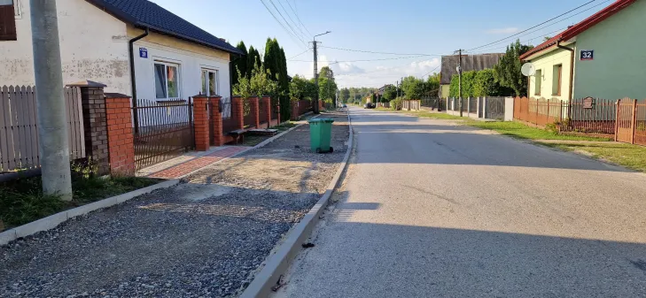 słoneczna wola ducka,ścieżka rowerowa wiązowna,trasa rowerowa wiązowna,wola ducka,nowy chodnik wola ducka