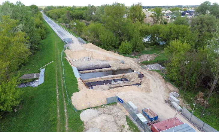 dwa mosty 801,budowa dwóch mostów świder,budowa dwóch mostów otwock,przebudowa drogi józefów,nadwiślanka józefów,nadwiślanka otwock