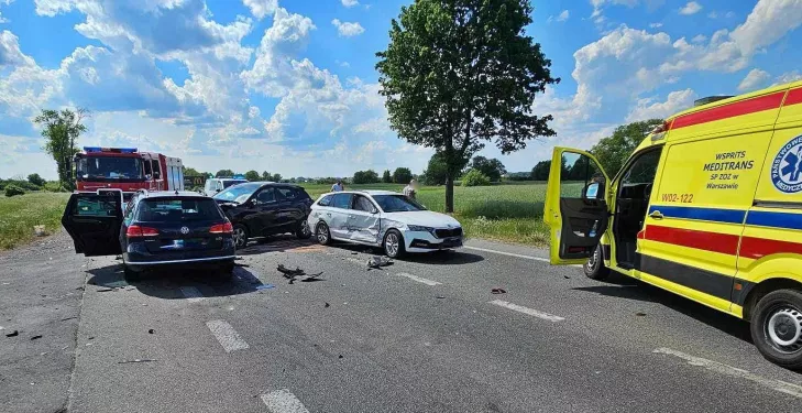 wypadek droga nr 50 kołbiel,wypadek kołbiel,droga krajowa nr 50 wypadek,utrudnienia droga nr 50 karczew,pozar lasu otwock,wypadek karczew