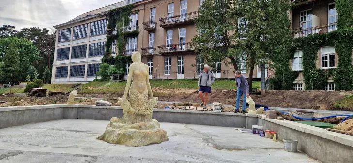 sanatorium otwock,szpital reymonta otwock,park oddechowy otwock,rewitalizacja fontanny otwock,fontanna otwock