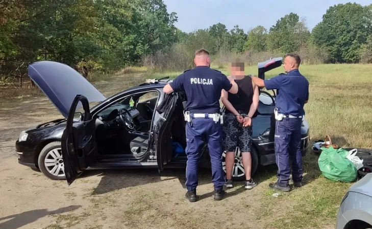 kierowca volkswagena,otwocka drogówka,kontrola drogowa,policja otwock,naćpany kierowca