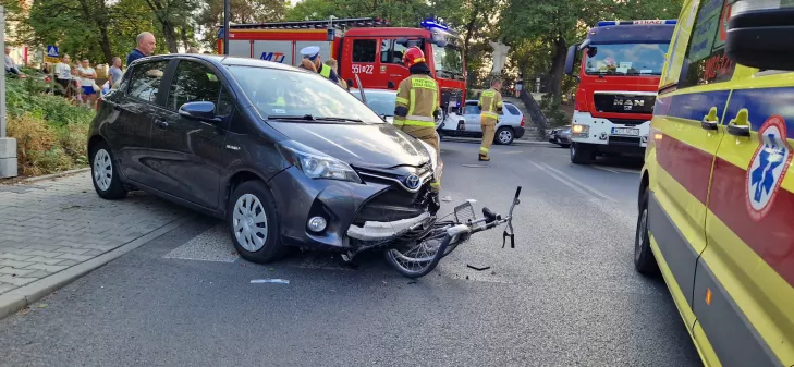 wypadek otwock,wypadek orla otwock,samochód potrącił pieszych otwock,wypadek centrum otwock,wypadek orla wstępne ustalenia