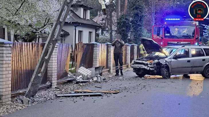 wypadek józefów,wypadek wiązowna,pijany kierowca,policja otwock,straż pożąrna otwock,tragedia wiązowna